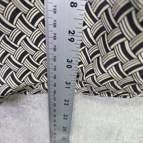 Mens Cambridge Classics Mervyns 100% Silk Black & Beige Shirt Button Up Size L - Picture 6 of 7